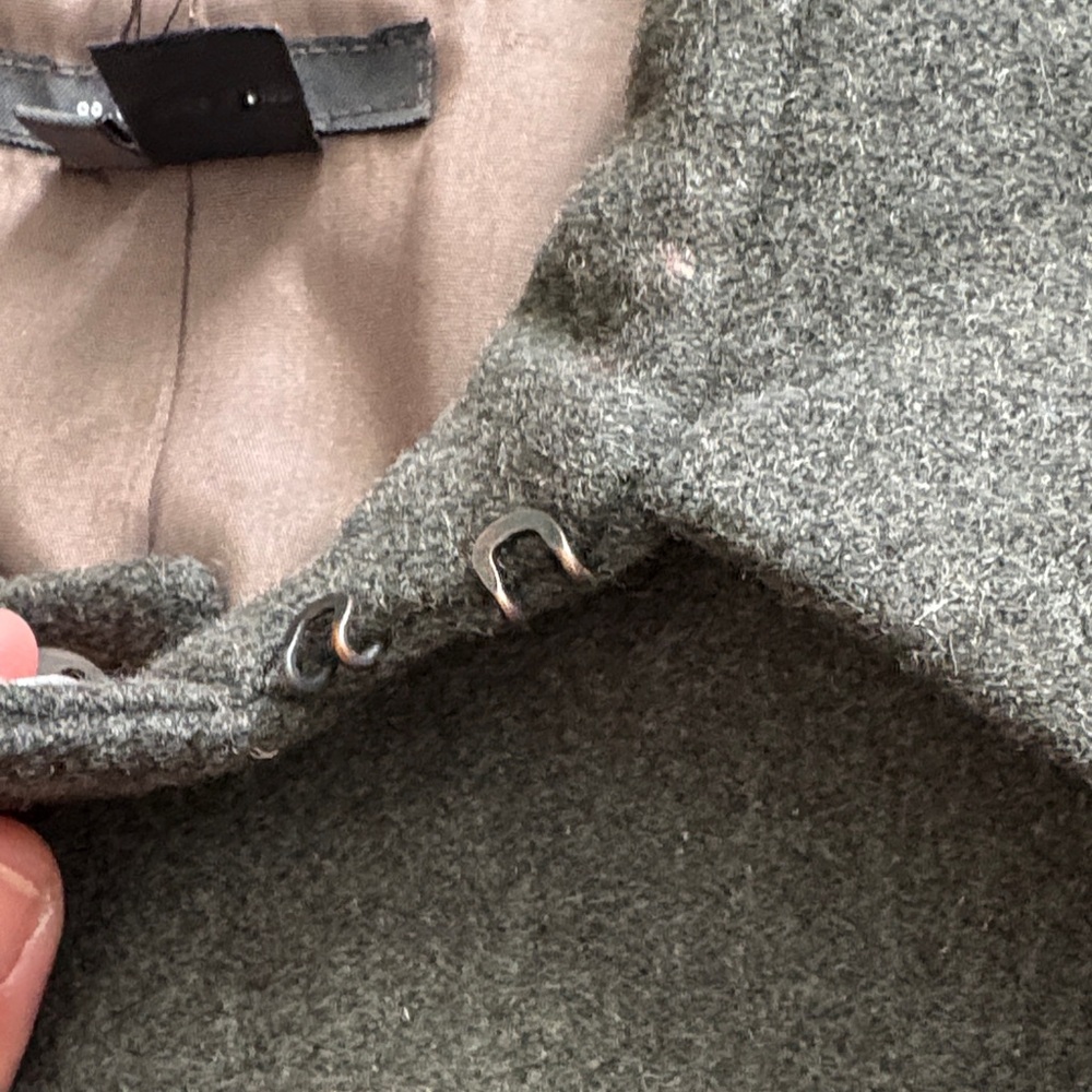 Zara Basic Charcoal Coat - image 3